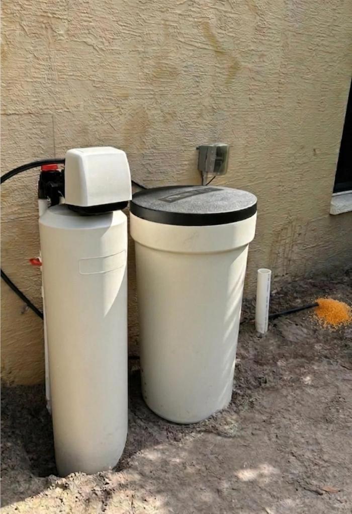 Quantum H2O water conditioning system installed outdoors